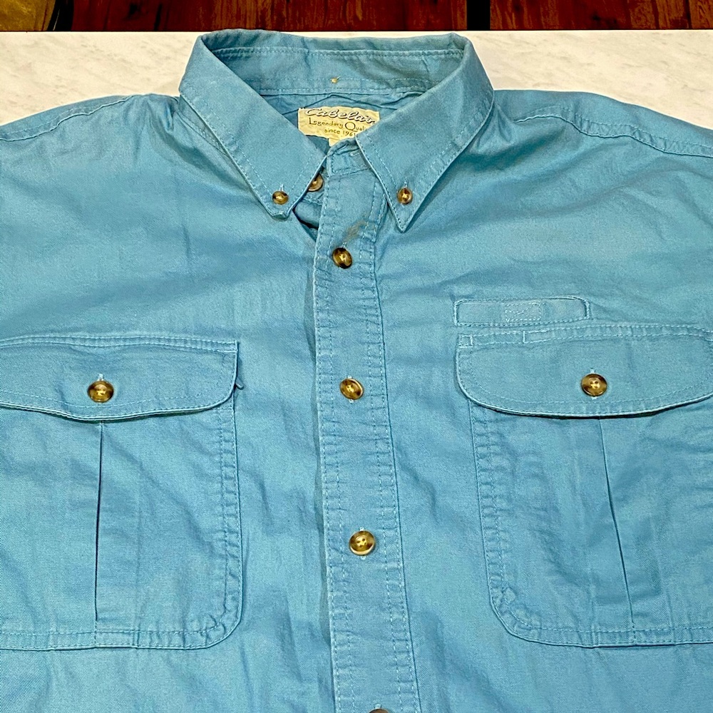 Cabela's Legendary Button Up Long Sleeve Shirt L